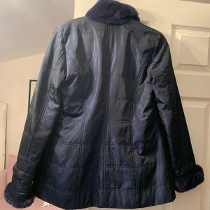 Warm stylish light mid lengh coat